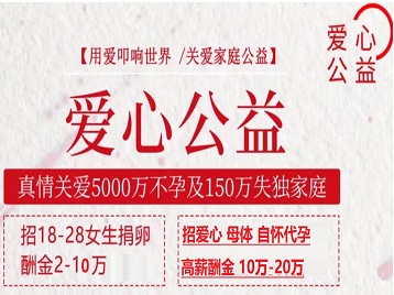 乐平捐卵助孕生子 爱心志愿者招募